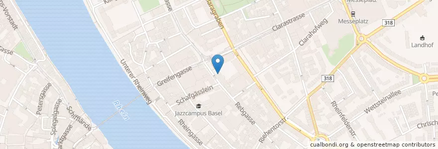 Mapa de ubicacion de Lily's en Suiza, Basilea-Ciudad, Basilea.