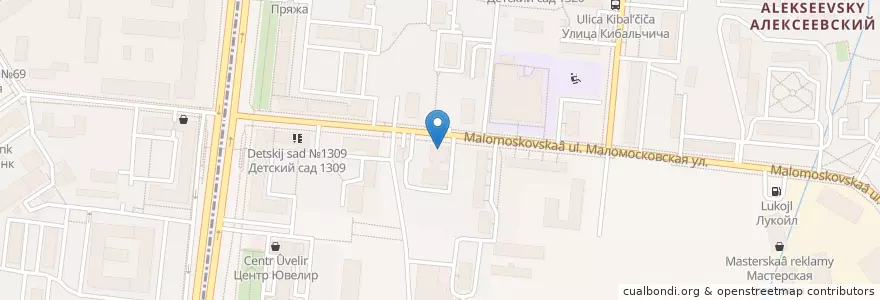 Mapa de ubicacion de Аптека Бурденко en Россия, Центральный Федеральный Округ, Москва, Северо-Восточный Административный Округ.