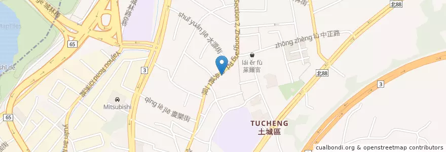 Mapa de ubicacion de 好樂迪KTV en Taiwan, 新北市, 土城區.