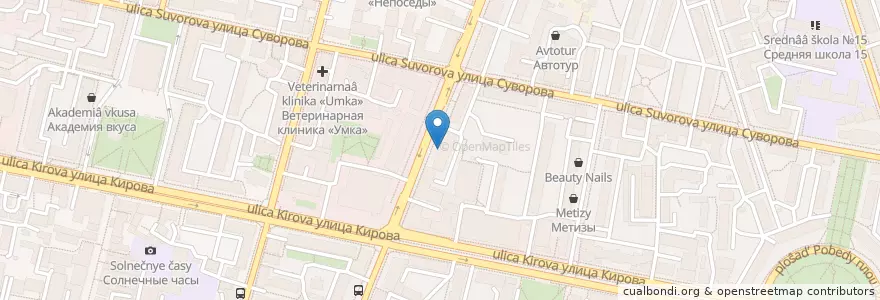 Mapa de ubicacion de Виктория en 러시아, Центральный Федеральный Округ, Калужская Область, Городской Округ Калуга.