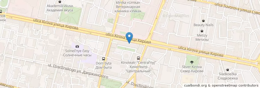 Mapa de ubicacion de На Кирова en Rusia, Центральный Федеральный Округ, Калужская Область, Городской Округ Калуга.