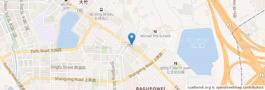Mapa de ubicacion de 京典牙醫診所 en 타이완, 타오위안 시, 루주 구.