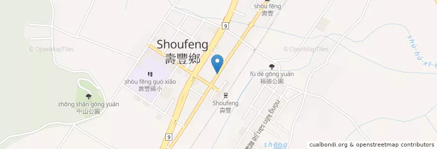 Mapa de ubicacion de 福州藥膳早午餐 en Тайвань, Тайвань, Хуалянь, 壽豐鄉.