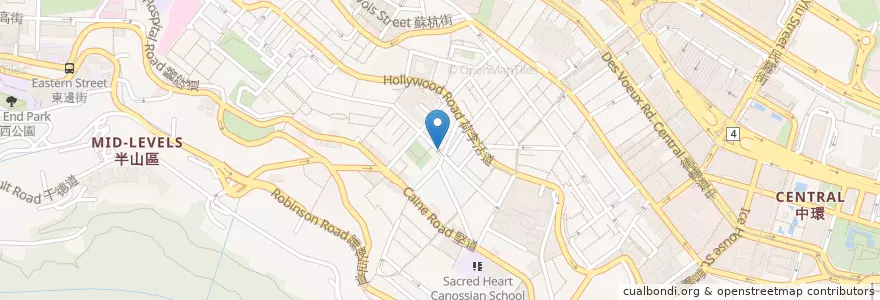 Mapa de ubicacion de Bar Medusa en 中国, 广东省, 香港 Hong Kong, 香港島 Hong Kong Island, 新界 New Territories, 中西區 Central And Western District.