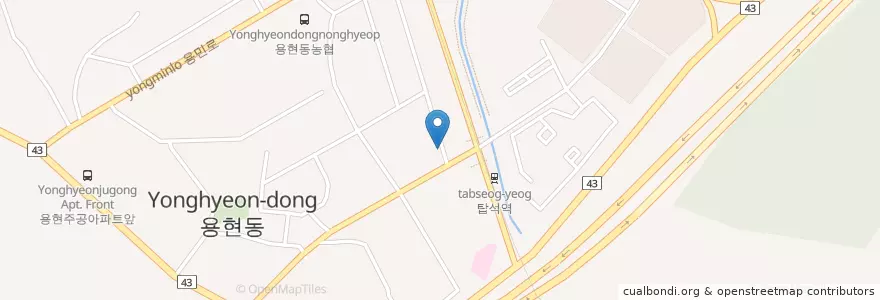 Mapa de ubicacion de (그랜드아파트앞) (( Grand Apt. Ap )) en 大韓民国, 京畿道, 議政府市.