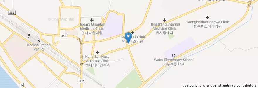 Mapa de ubicacion de (동부광성교회앞) (( Dongbugwangseong Church Ap )) en Corea Del Sur, Gyeonggi, 남양주.