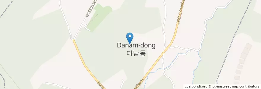 Mapa de ubicacion de Danam-dong en South Korea, Incheon, Gyeyang-Gu, Danam-Dong.