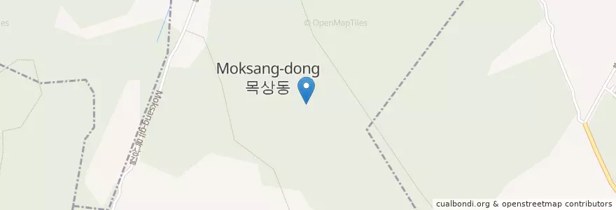 Mapa de ubicacion de 목상동 en 大韓民国, 仁川広域市, 桂陽区, 목상동.