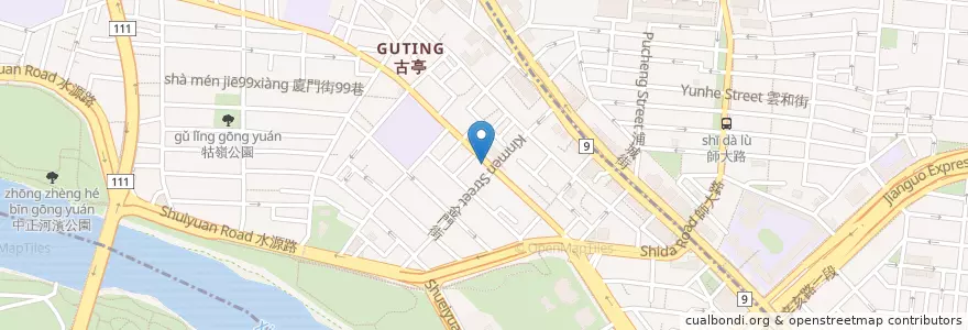 Mapa de ubicacion de 怡和診所 en تایوان, 新北市, تایپه, 中正區.
