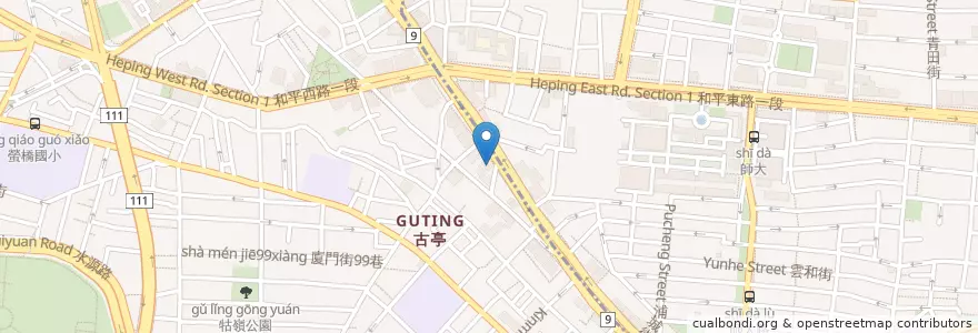 Mapa de ubicacion de 永豐銀行 en تایوان, 新北市, تایپه, 中正區.