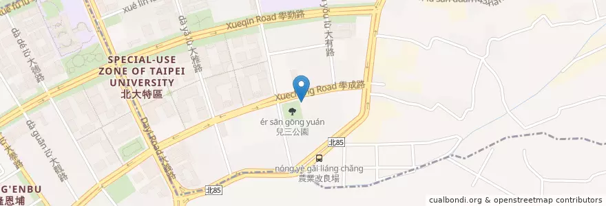 Mapa de ubicacion de 摩斯漢堡 en تايوان, تايبيه الجديدة, 樹林區.
