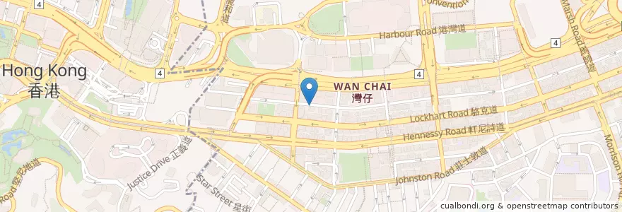 Mapa de ubicacion de Dusk till Dawn en China, Guangdong, Hong Kong, Pulau Hong Kong, Wilayah Baru, 灣仔區 Wan Chai District.