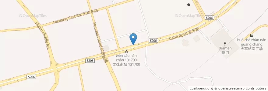 Mapa de ubicacion de Agricultural Bank of China en China, Fujian, Siming District.