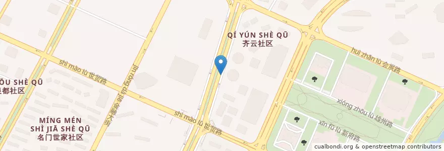 Mapa de ubicacion de 沙井街道 en Китай, Цзянси, Наньчан, 红谷滩区, 沙井街道.