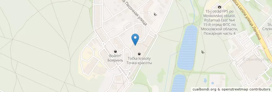 Mapa de ubicacion de Мои документы en ロシア, 中央連邦管区, モスクワ州, Городской Округ Красногорск.