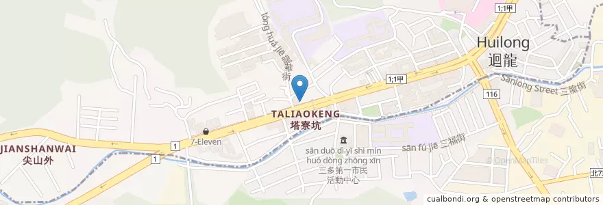 Mapa de ubicacion de 永和豆漿大王 en Тайвань, Новый Тайбэй.
