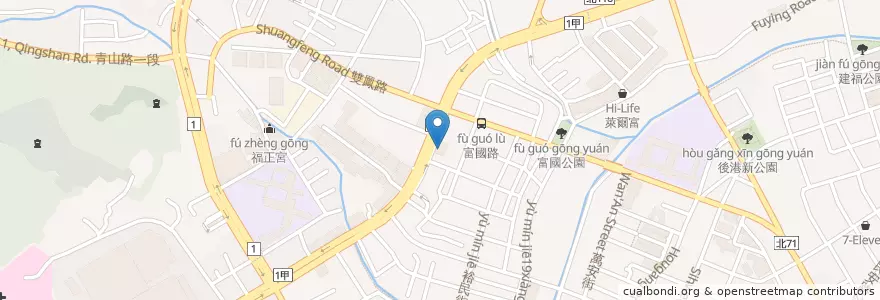Mapa de ubicacion de 國泰世華商業銀行 en Tayvan, 新北市, 新莊區.