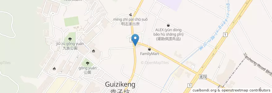 Mapa de ubicacion de 三寶堂中醫診所 en Taiwan, 新北市, 泰山區.