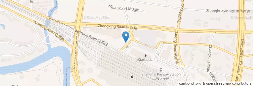 Mapa de ubicacion de KFC en چین, شانگهای, 静安区.