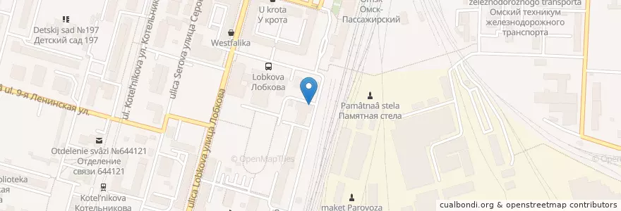 Mapa de ubicacion de ВТБ en Rússia, Distrito Federal Siberiano, Омская Область, Омский Район, Городской Округ Омск.
