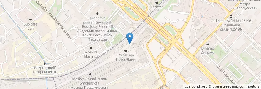 Mapa de ubicacion de Билеты en Rusia, Distrito Federal Central, Москва, Distrito Administrativo Central, Тверской Район.