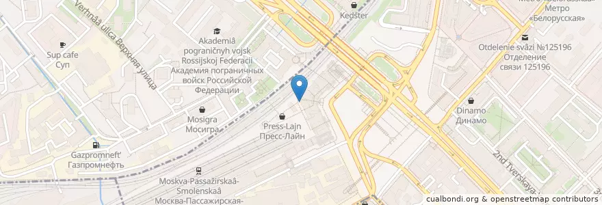 Mapa de ubicacion de Food box lift en Rusia, Distrito Federal Central, Москва, Distrito Administrativo Central, Тверской Район.