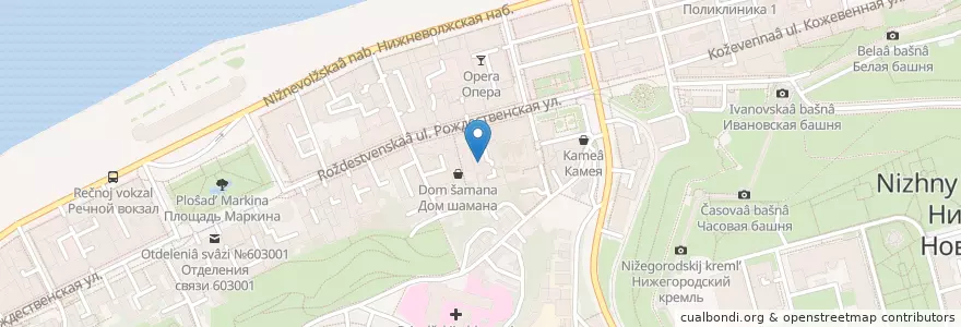 Mapa de ubicacion de HopHead en Russie, District Fédéral De La Volga, Oblast De Nijni Novgorod, Городской Округ Нижний Новгород.
