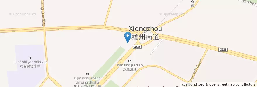 Mapa de ubicacion de 1号口非机动车停车场 en چین, جیانگسو, نانجینگ, 六合区.