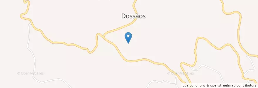 Mapa de ubicacion de Dossãos en 葡萄牙, 北部大區, Cávado, Braga, Vila Verde, Dossãos.