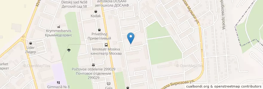 Mapa de ubicacion de Детская поликлиника en Russia, South Federal District, Sevastopol, Sevastopol, Ленинский Район, Ленинский Округ.