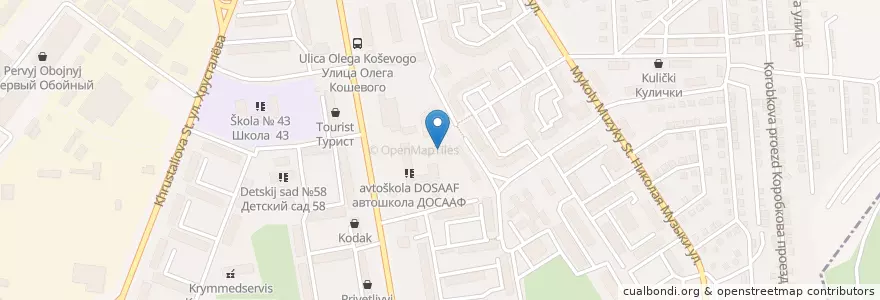 Mapa de ubicacion de РНКБ en 俄罗斯/俄羅斯, 南部联邦管区, 塞瓦斯托波尔, 塞瓦斯托波尔, Ленинский Район, Ленинский Округ.