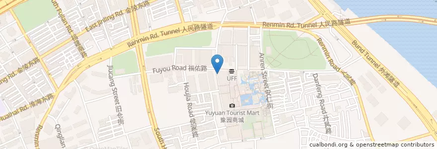 Mapa de ubicacion de A Bite of China en 中国, 上海市, 黄浦区.