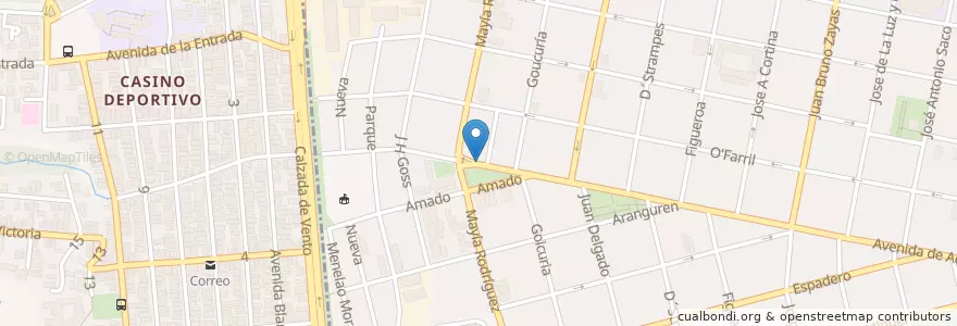 Mapa de ubicacion de La 504 en 古巴, La Habana, Cerro, Diez De Octubre.