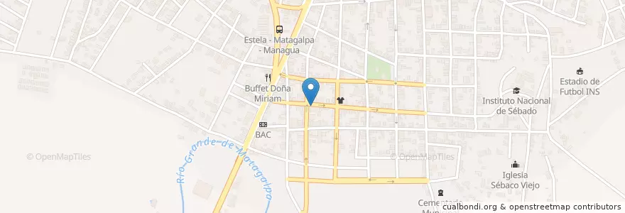 Mapa de ubicacion de Farmacia Mel en 니카라과, Matagalpa, Sébaco (Municipio).