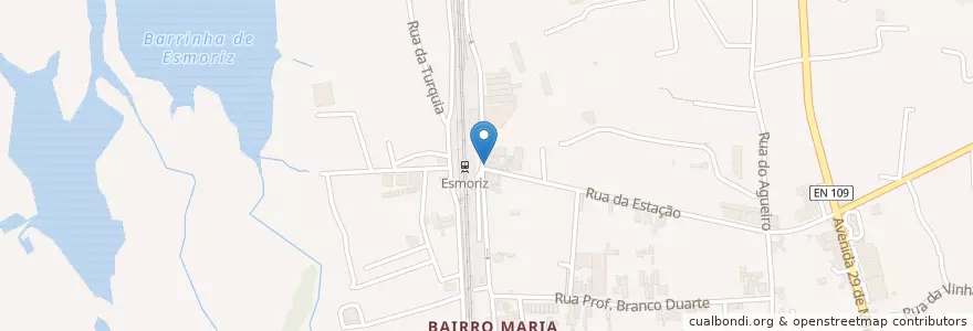Mapa de ubicacion de Restaurante Colmeia "Sabor Transmontano" en Португалия, Aveiro, Центральный Регион, Baixo Vouga, Ovar, Esmoriz.