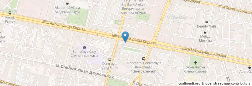 Mapa de ubicacion de Максавит en Russia, Distretto Federale Centrale, Калужская Область, Городской Округ Калуга.