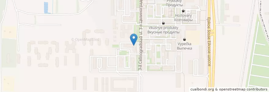 Mapa de ubicacion de Поликлиника №8 en Russland, Föderationskreis Südrussland, Region Krasnodar, Городской Округ Краснодар.