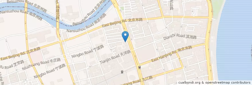 Mapa de ubicacion de ICBC  en 중국, 상하이, 황푸구.