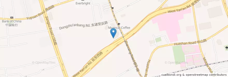 Mapa de ubicacion de citibank en China, Shanghái.