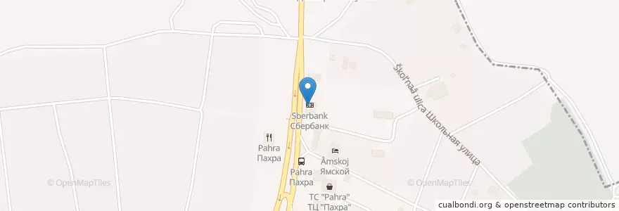 Mapa de ubicacion de Сбербанк en Rusia, Distrito Federal Central, Óblast De Moscú, Городской Округ Домодедово.