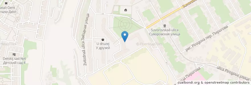 Mapa de ubicacion de Аптечный пункт en Russland, Föderationskreis Zentralrussland, Oblast Kursk, Курский Район, Городской Округ Курск.