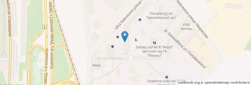 Mapa de ubicacion de Мировой суд №327 en 俄罗斯/俄羅斯, Центральный Федеральный Округ, 莫斯科州, Городской Округ Реутов.