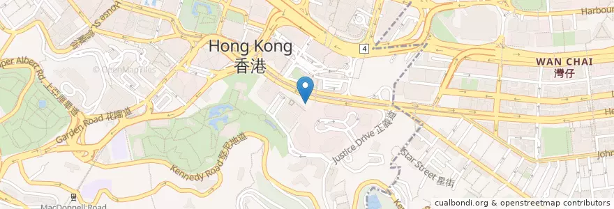 Mapa de ubicacion de AMC Ticketing machine  en الصين, غوانغدونغ, هونغ كونغ, جزيرة هونغ كونغ, الأقاليم الجديدة, 中西區 Central And Western District.
