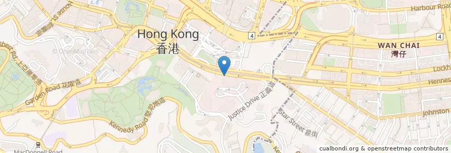 Mapa de ubicacion de TEA WG 1837 en 中国, 广东省, 香港 Hong Kong, 香港島 Hong Kong Island, 新界 New Territories, 中西區 Central And Western District.