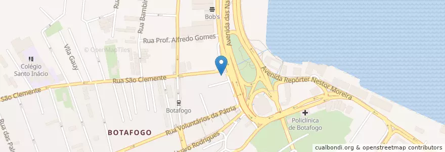 Mapa de ubicacion de Pane & Dolce en Brasile, Regione Sudest, Rio De Janeiro, Região Metropolitana Do Rio De Janeiro, Região Geográfica Imediata Do Rio De Janeiro, Região Geográfica Intermediária Do Rio De Janeiro, Rio De Janeiro.