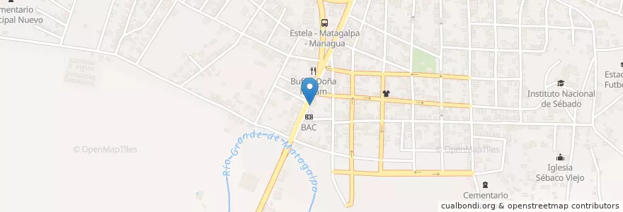 Mapa de ubicacion de Farmacia Santa Clara en Никарагуа, Matagalpa, Sébaco (Municipio).