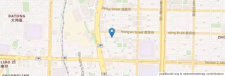 Mapa de ubicacion de 張家一品香滷味 en Taiwan, Nuova Taipei, Taipei.