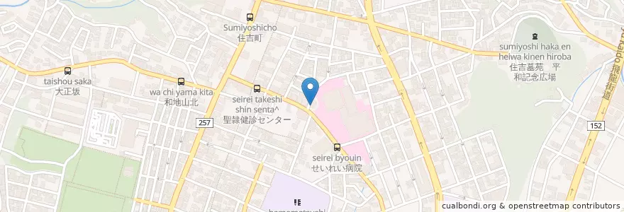 Mapa de ubicacion de ラーメン飛聖 en Japon, Préfecture De Shizuoka, 浜松市, 中区.