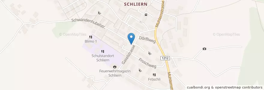 Mapa de ubicacion de Robidog en 瑞士, 伯尔尼, Verwaltungsregion Bern-Mittelland, Verwaltungskreis Bern-Mittelland, Köniz.