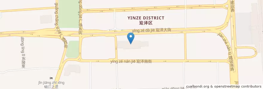 Mapa de ubicacion de 太原长途汽车总站 en 중국, 산시성, 太原市, 迎泽区, 桥东街道.